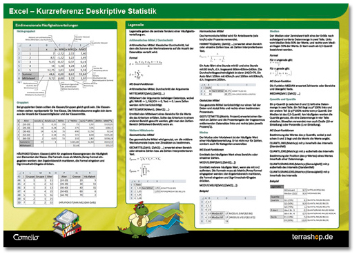 Kurzreferenz MS Excel - Deskriptive Statistik